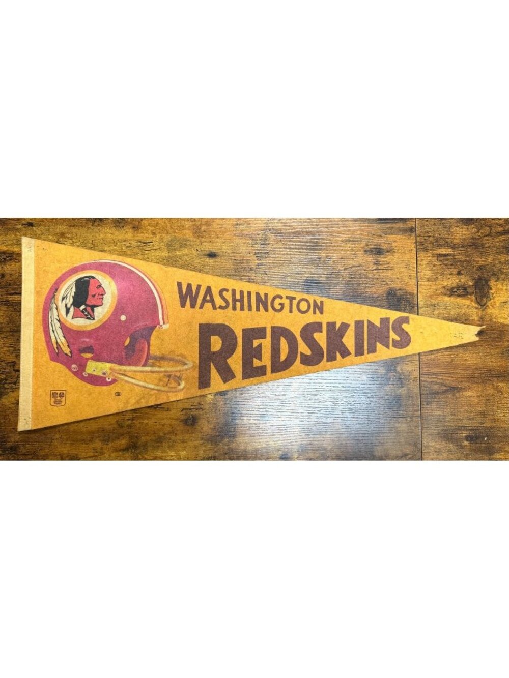Vintage NFL Washington Redskins pennant